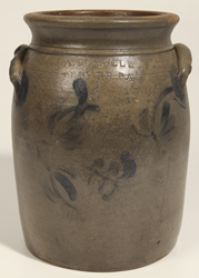 A. Russell, Beaver, PA Decorated Stoneware Jar