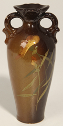 Early Hand Decorated Ohio Pottery Vase