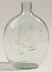 General Taylor/Washington Light Aqua Flask