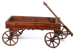 Rare Coaster Express Portsmouth, OH Wooden Wagon