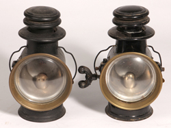Two Dietz Buggy or Automobile Lamps