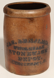 Jason Benjamin, Cincinnati, OH Stoneware Jar