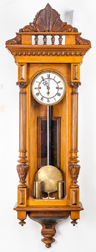 Large Carved Vienna Regulator Clock
