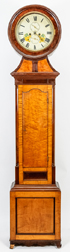 Robert Aithen, Galashiels, Scotland Drumhead Tall Case Clock