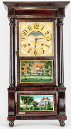 Birge, Mallory & Co. Triple Decker Shelf Clock