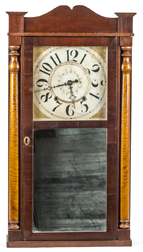 Charles Stratton, Worster, Mass. Half Column Clock