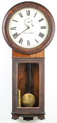 Seth Thomas Oak Hanging Regulator Clock