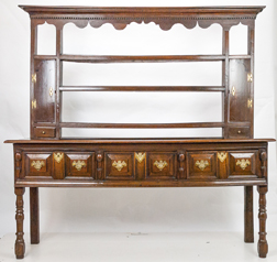 18th Century Oak Pewter Cupboard
