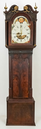 Gothic Chippendale Musical Carillon Bells Tall Case Clock