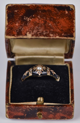 Victorian Gold Mourning Ring