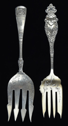 Two Coin & Sterling Meat Forks
