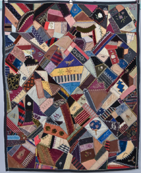 Embroidered Victorian Crazy Quilt