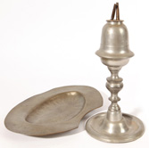 Two Pieces of Early Pewter