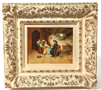 Signed T. Maltas 19th Century Oil Painting