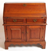 Early Slant Front Desk With Cotter Pin Hinges