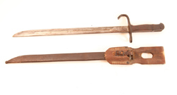 WWII Japanese Bayonet, Scabbard & Frog