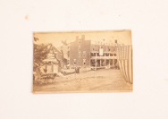 Albumen CDV of Lincoln Funeral Train Ondawa House, Salem, N.Y.