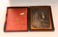Quarter Plate Daguerreotype of Young Couple
