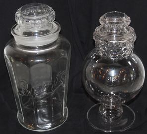 BUNTE & EARLY APOTHECARY JARS