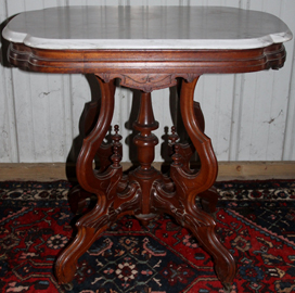 NICE CARVED MARBLE TOP TABLENICE CARVED MARBLE TOP TABLE