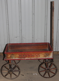 EARLY CHILD'S WOODEN WAGON