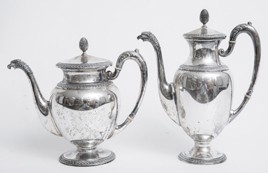 Continental Silver Tea & Coffee Pots