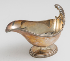 Neo-Classical Silver  Sauce Boat