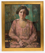 Oil Portrait of Young Lady