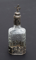 18th Century Silver Overlay Bandy Decanter