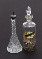 Cut Glass Barber & Apothecary Bottles