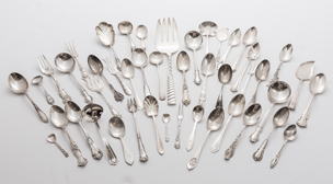 45 Pieces Misc. Sterling Flatware