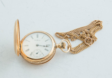 Watham 0 Size 14K Gold Pocket Watch