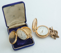 Two Elgin 6 Size Hunter Case Pocket Watches
