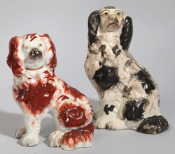 Two Staffordshire Dogs