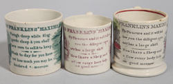 Franklins Maxin's Staffordshire Childrens Mugs