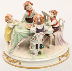 German Porcelain Figural Group