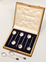 Boxed Set 8 British Sterling Spoons