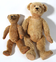 Two Early Mohair Teddy Bears