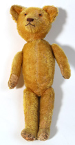 Early Gold Mohair Jointed Teddy Bear 