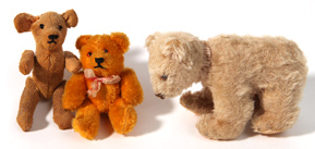 Three Miniature Teddy Bears