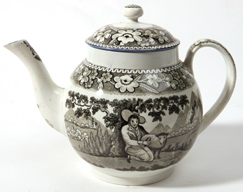 Early Staffordshire Teapot