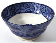 Dark Blue Staffordshire Bowl