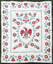 Early Appliqued Eagle Quilt