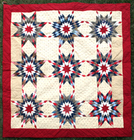 Early Pieced Star Quilt 