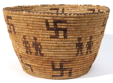 Large Native American Pima Figural Basket