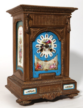 Sevres Style Bronze Ormolu Clock Case