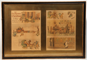 Framed Victorian Comic Print