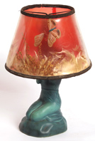 VAN BRIGGLE FIGURAL TABLE LAMP 