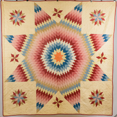 Early Pieced Great Star Quilt