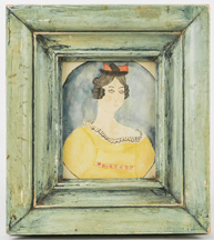 Berks Co. Folk Art Portrait of a Lady